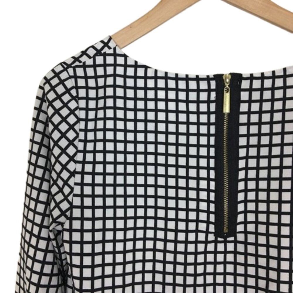 Merona windowpane pattern top - Picture 5 of 8